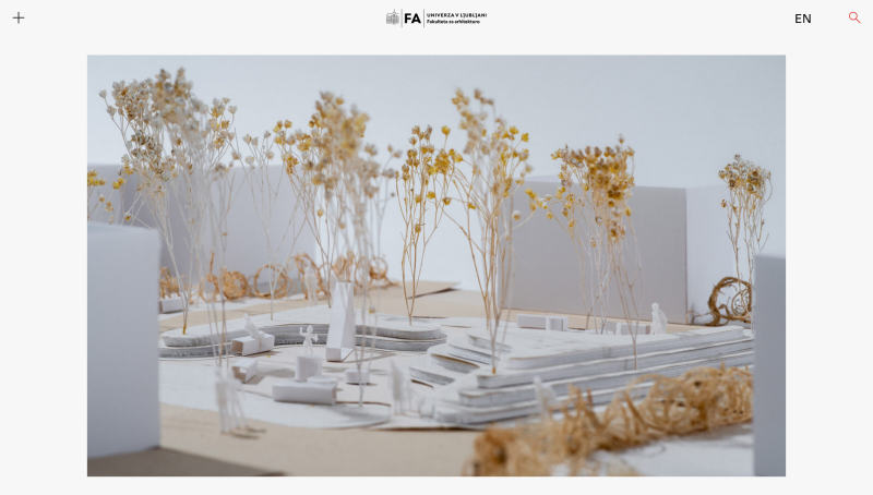 Fakulteta za arhitekturo - slika projekta