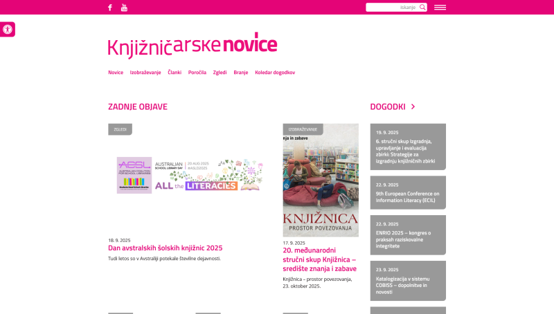 Janez Polc - Knjižničarske novice